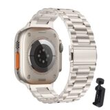 Ремешок из нержавеющей стали для Apple Watch Lerxiuer