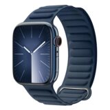 Магнитный ремешок для Apple Watch из кожи