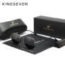KINGSEVEN Круглые солнцезащитные очки