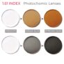 EAGWOO Фотохромные линзы 1.61 CR-39