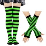 MOONBIFFY Женские готические панк носки и перчатки