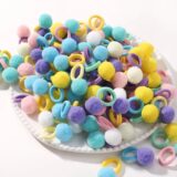 Детские плюшевые резинки для волос KIDS BOWS