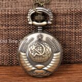Винтажные карманные часы СССР Серп и Молот