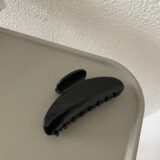 Большой акриловый зажим для волос черепаховый