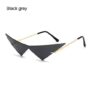 Qutzzmnd солнцезащитные очки женские треугольные черные