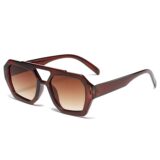 Ретро солнцезащитные очки с двойной перемычкой