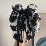 Большой жемчужный бант заколка для волос MOONBIFFY