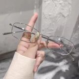 Металлические квадратные очки Y2K Harajuku