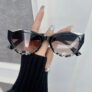 Солнцезащитные очки Oculos De Sol кошачий глаз  пластик