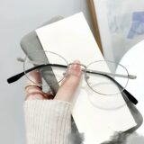 Винтажные антибликовые очки Y2K женские металлические