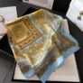 Женский шелковый шарф 70×70 см