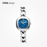 CIGA Design золотые кварцевые часы для женщин