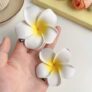 Заколки для волос с цветком плюмерии 6 шт.