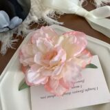 Полиэстерная заколка для волос с цветком