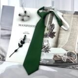 Хлопковые галстуки SHINYTIE коричневые