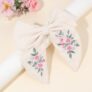 Oaoleer детские заколки для волос с цветочной вышивкой