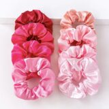 Цветные шелковые резинки для волос Y2K