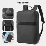 Тонкий рюкзак Tigernu для мужчин, сумки, 15,6-дюймовый рюкзак для ноутбука, сумки для бизнеса, уличный дорожный рюкзак, школьные рюкзаки